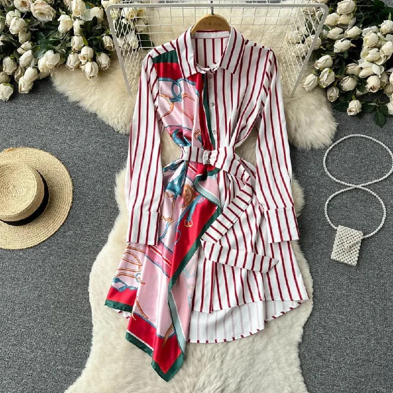 Midi dresses with satin - finish fabrics for a luxurious feel Samaika Luxe Scarf Summer Dress