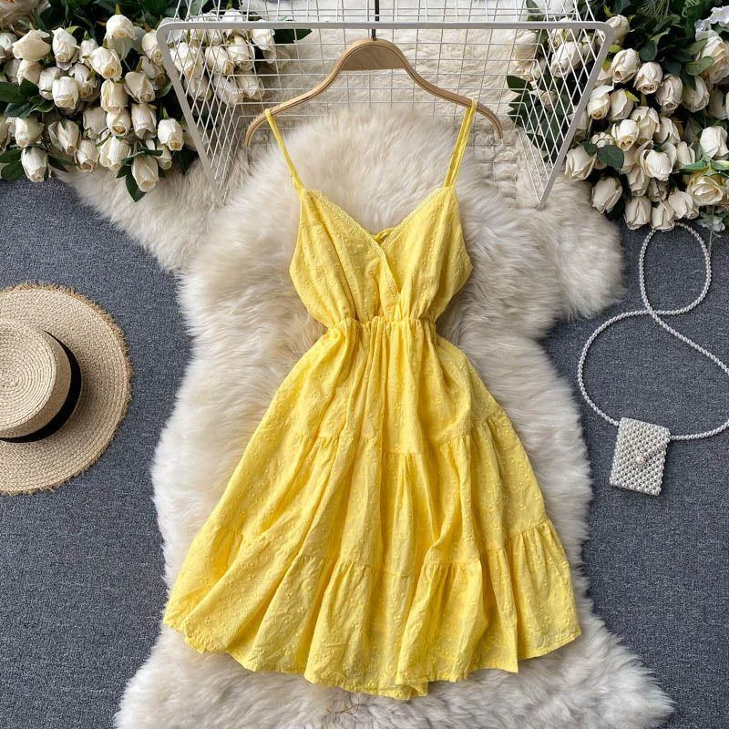 Mini dresses with spaghetti straps for a delicate look Siobhan Dress
