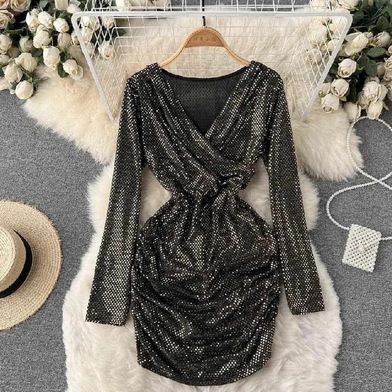 Mini dresses with criss - cross backs for a flirty look Bethany Statement Dress