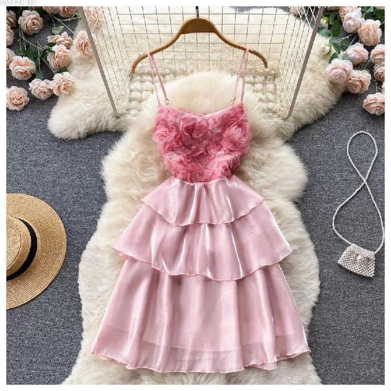 Mini dresses with patchwork designs for a unique style Amelia Organza Dress
