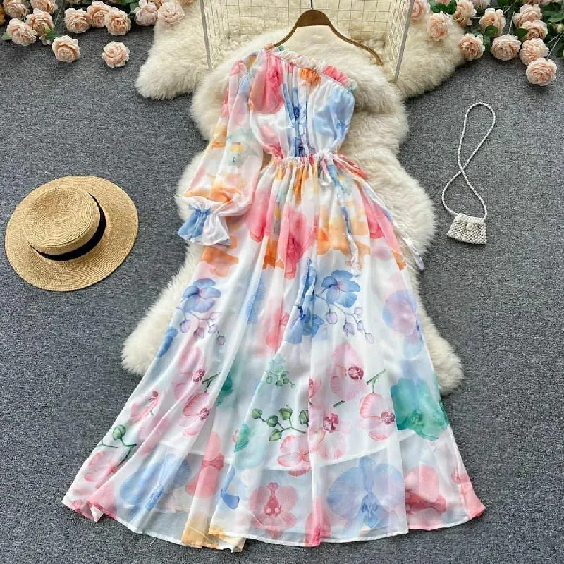 Midi dresses with ruched sleeves for a more fitted and stylish arm look Royce Summer Dress