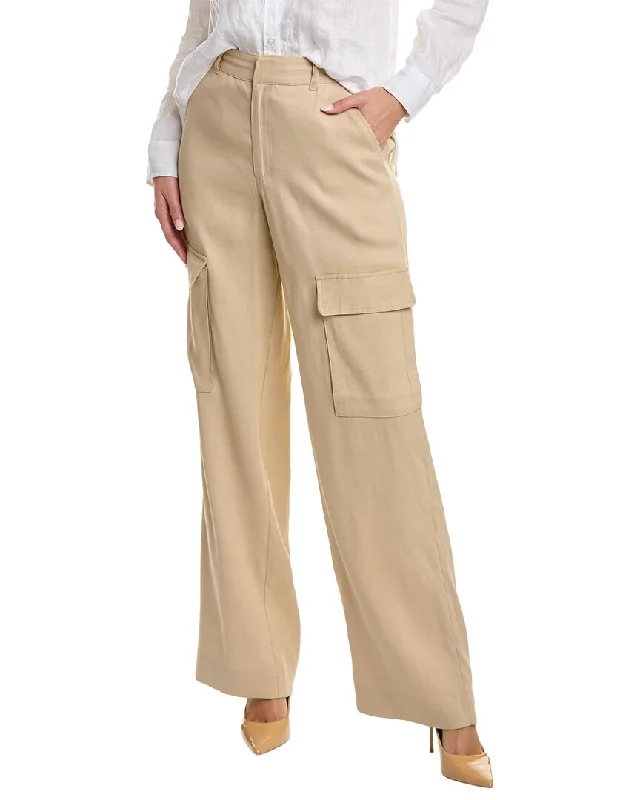 Women's Metallic Tight Trousers in Gold for a Glamorous Party EnsembleFRAME Denim Cargo Pant