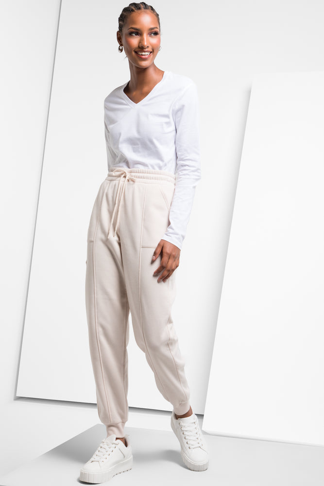 Women's Tight Trousers with Mesh Panels in Black for a Sexy and Modern AppearanceTrackpants Natural