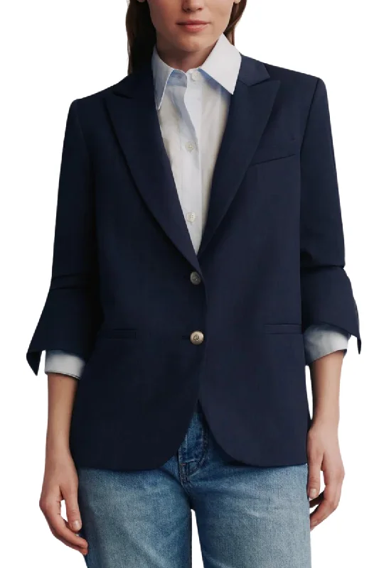 Women's Peplum Blazers in Emerald Green for a Stylish Work AttireBoyfriend Blazer