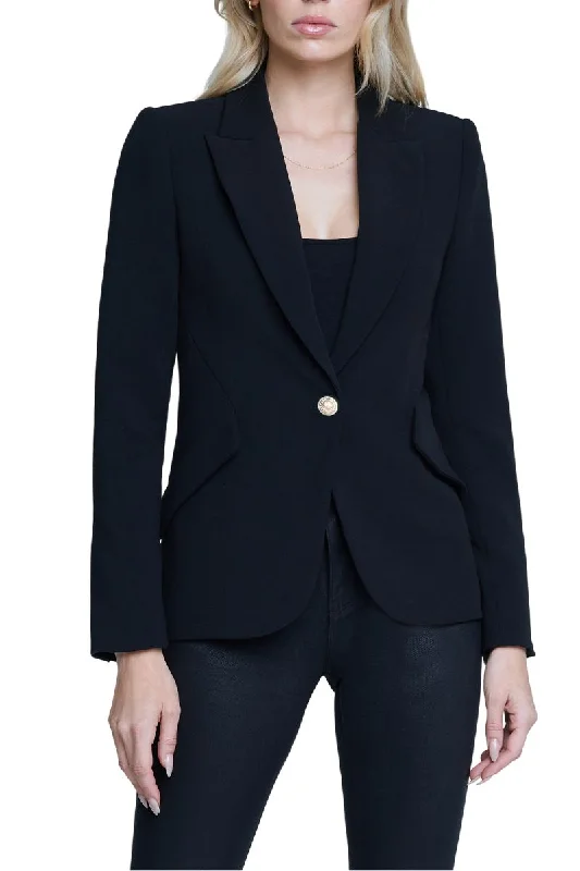 Double - Breasted Women's Polyester Blazers in Bright Colors for a Fun StyleChamberlain Blazer