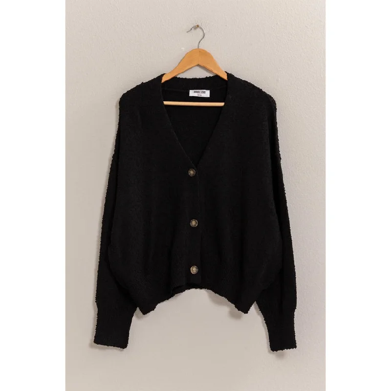 cropped women cardigan to pair with high - waisted jeanscropped women cardigan to pair with high - waisted jeansLaid-Back Knit Cardigan