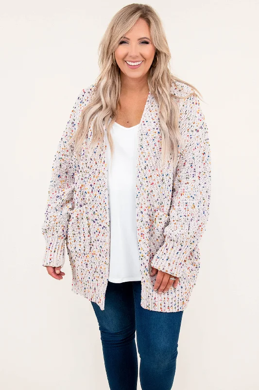 hooded women cardigan for added warmth and stylehooded women cardigan for added warmth and styleCome Stand With Me Cardigan, Cream