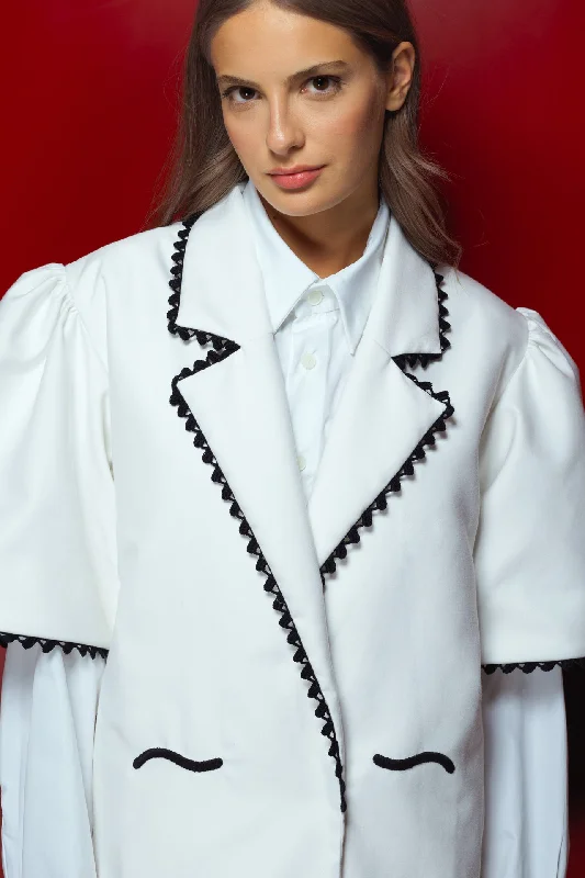 Plus Size Women's Double - Breasted Wool Blazers for Winter Office WearDream dumbo blazer