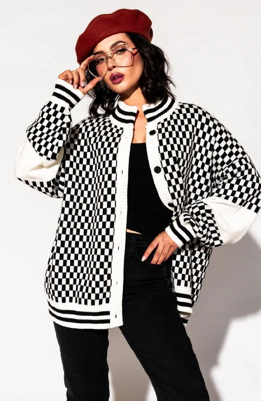 cashmere blend women cardigan for a luxurious feelcashmere blend women cardigan for a luxurious feelGet What I Want Grandpa Cardigan in Black + White