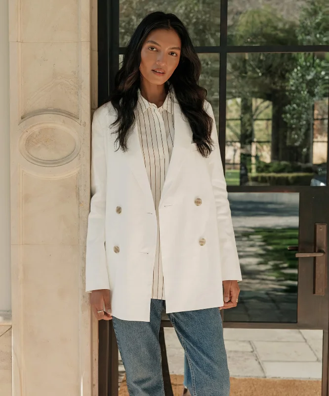 Women's Belted Blazers in Camel Color for a Sophisticated OutfitLinen Keaton Blazer