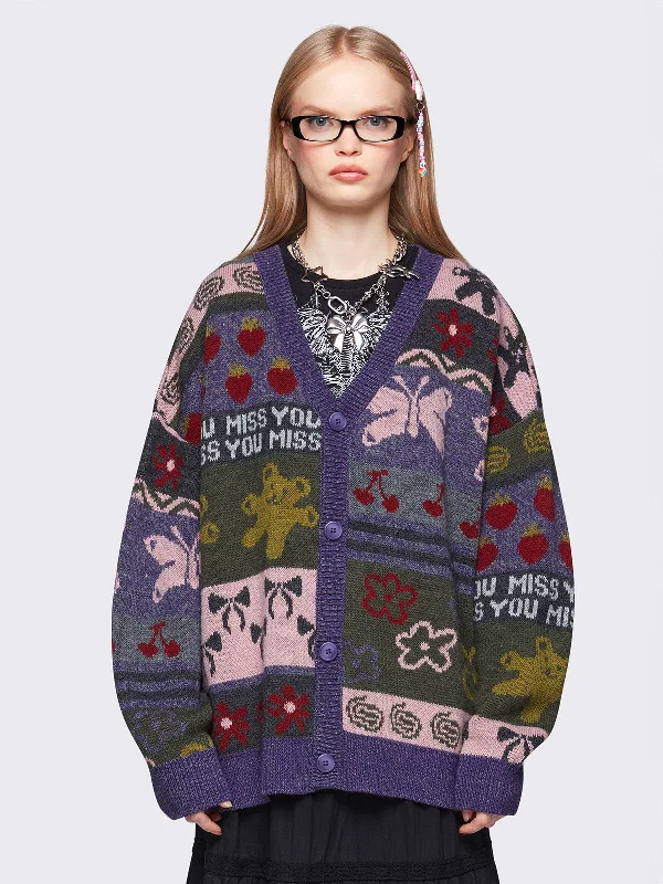 sequin embellished women cardigan for special occasionssequin embellished women cardigan for special occasionsMiss You Jacquard Cardigan