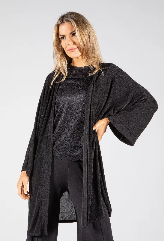 plus size women cardigan for comfortable layeringplus size women cardigan for comfortable layeringSlinky Open Longline Cardigan