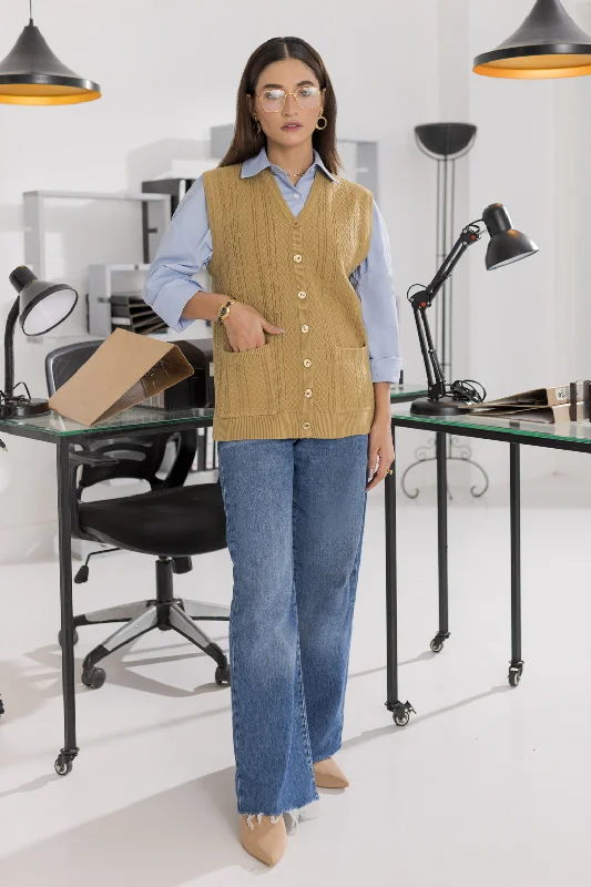 oversized women cardigan for a trendy and cozy lookoversized women cardigan for a trendy and cozy lookGOLD-SANDO V-NECK-CARDIGAN SWEATER (24X-170-66)