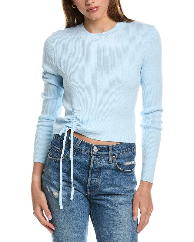 Plus Size Women's Embroidered Sweaters in Ethnic Styles27 Miles Malibu Striped Cropped Sweater