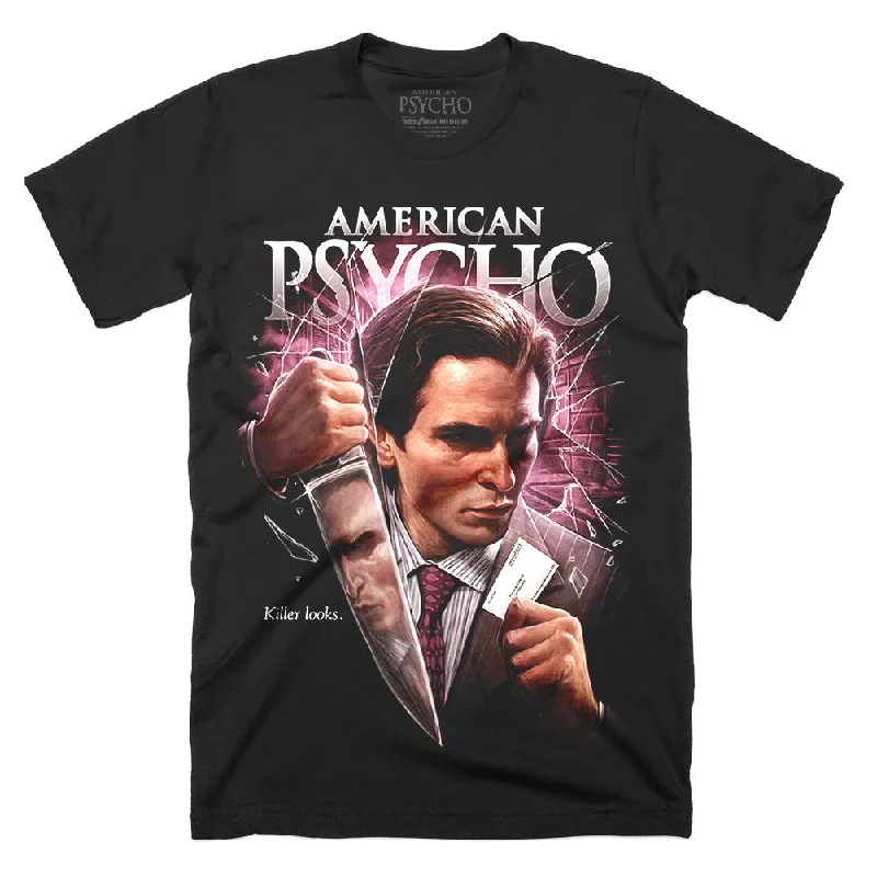 Tie - Dye Women T Shirt with a Bohemian VibeAmerican Psycho Killer Looks T-Shirt