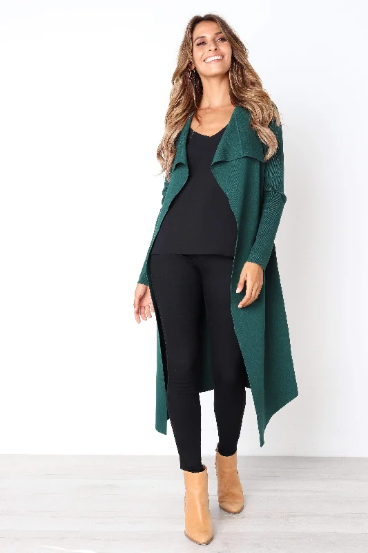 organic cotton women cardigan for an eco - friendly choiceorganic cotton women cardigan for an eco - friendly choiceAudrina Cardigan - Forest Green