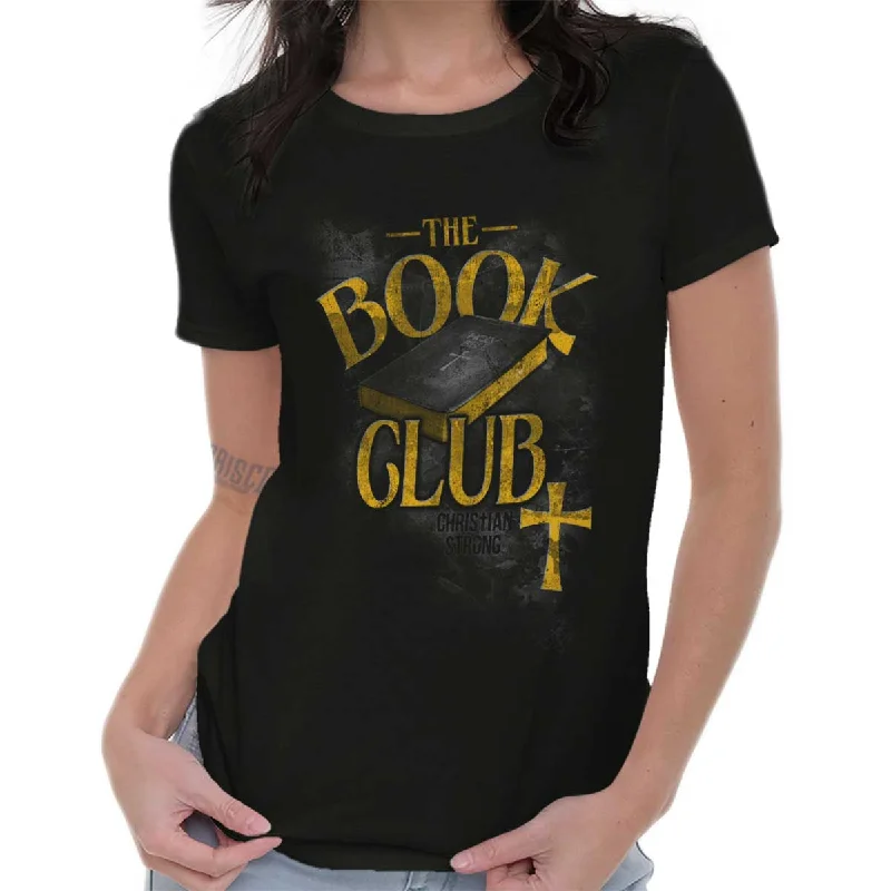 Sequined Women T Shirt for a Sparkly Night OutBook Club Ladies T Shirt