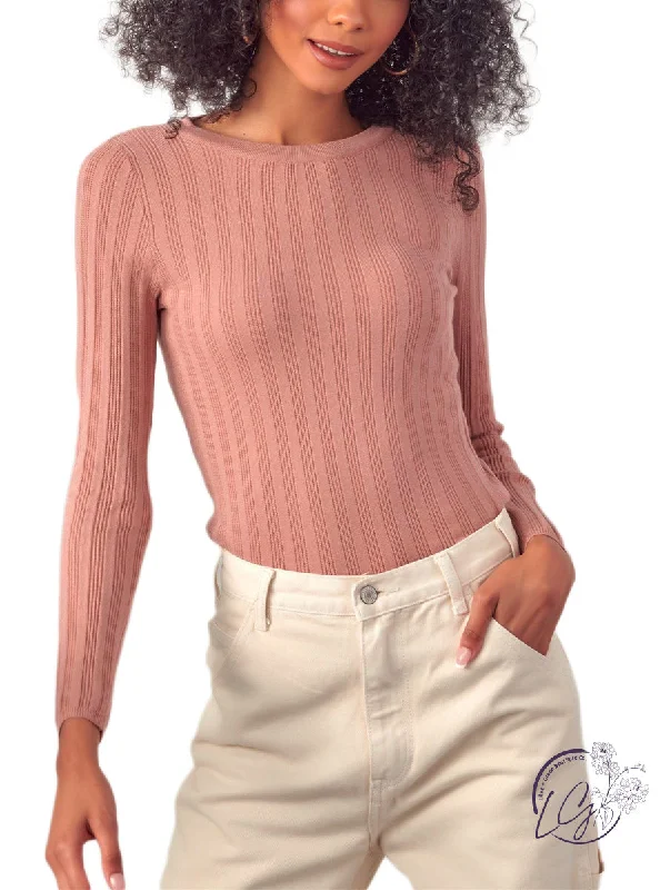 Sleeveless Women's Silk - Trimmed Sweaters for SummerStating the Obvious Ribbed Sweater