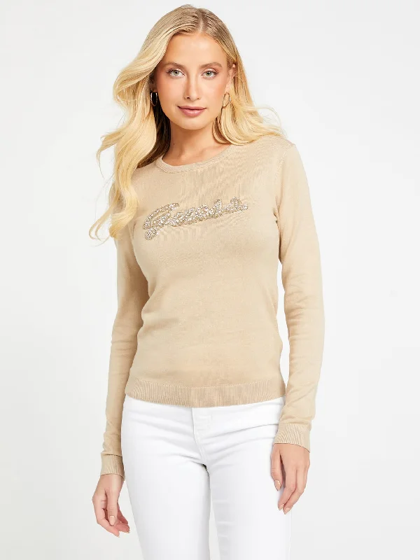 Bell - Sleeve Women's Mohair - Wool Blend SweatersFrieda Logo Sweater