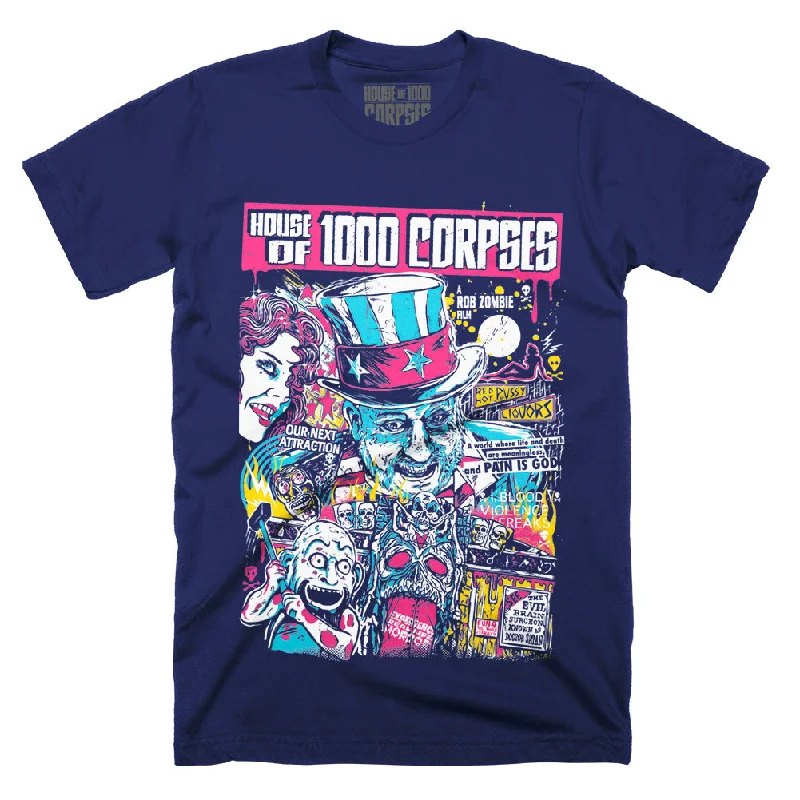 Graphic Print Women T Shirt for a Trendy StatementHouse Of 1000 Corpses Our Next Attraction T-Shirt