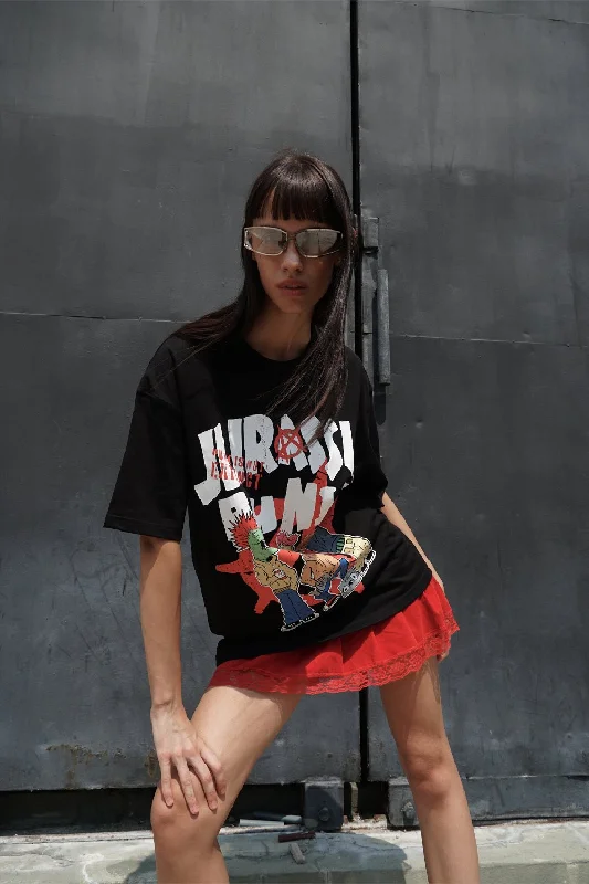 Sleeveless Women T Shirt for Summer ComfortJurassic Punk Oversized T-shirt