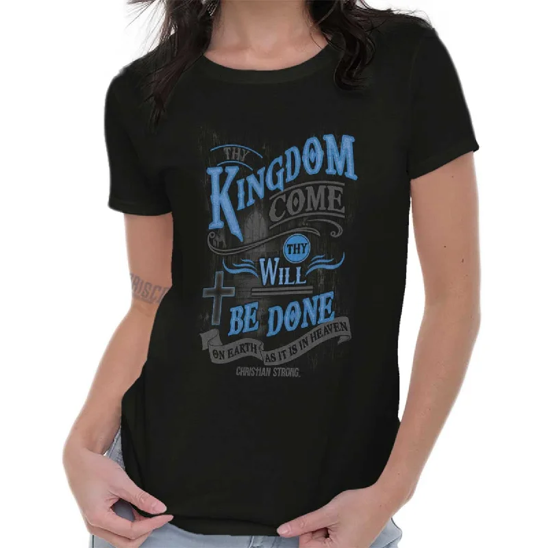 Graphic Print Women T Shirt for a Trendy StatementKingdom Come Ladies T Shirt