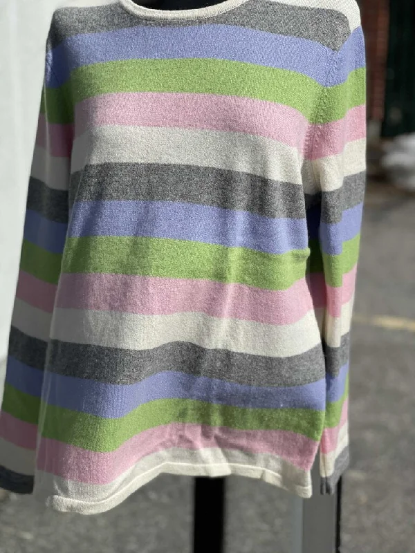 Plus Size Women's Side - Slit Sweaters in Bold SolidsLands End Cashmere Sweater XL