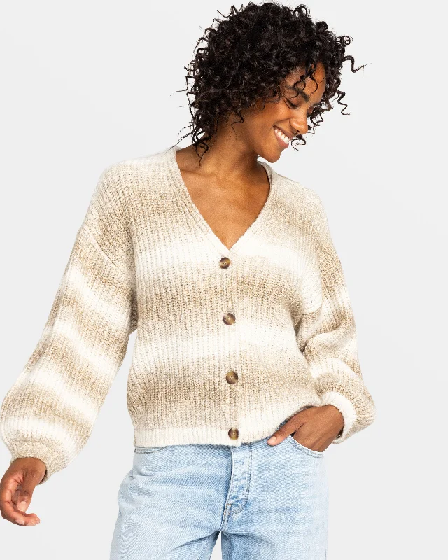 plus size women cardigan for comfortable layeringplus size women cardigan for comfortable layeringMarble Tiles Cardigan - Parchment
