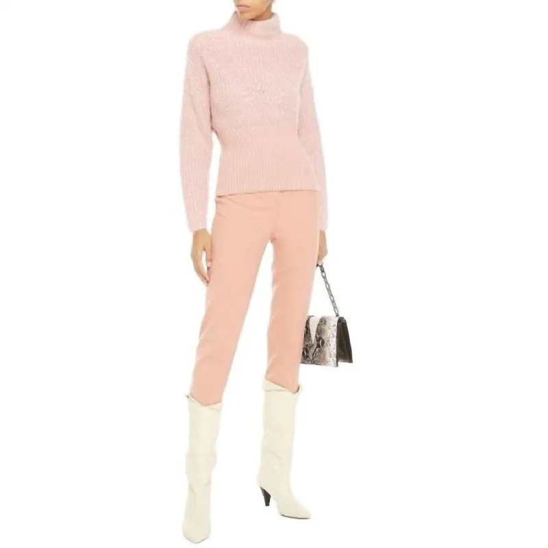 Belted Women's Cotton Blend Sweater Dresses for a Casual LookMedford Sweater In Blush