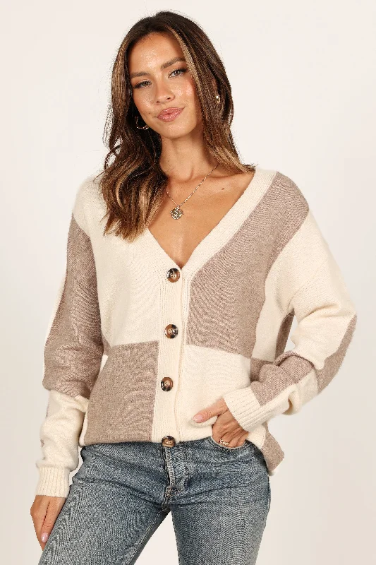 boyfriend style women cardigan for a relaxed fitboyfriend style women cardigan for a relaxed fitMillie Large Check Cardigan - Multi
