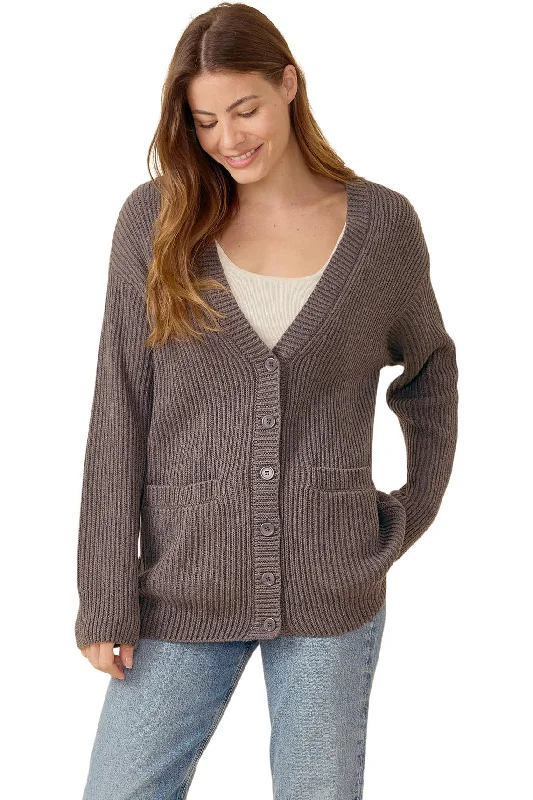 floral print women cardigan for a feminine touchfloral print women cardigan for a feminine touchOne Grey Day Leon Cardigan in Charcoal