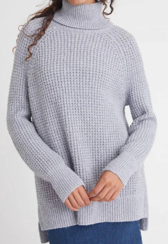 Empire Waist Women's Alpaca Wool Sweater Dresses in Earthy TonesStella Sweater In Iceberg