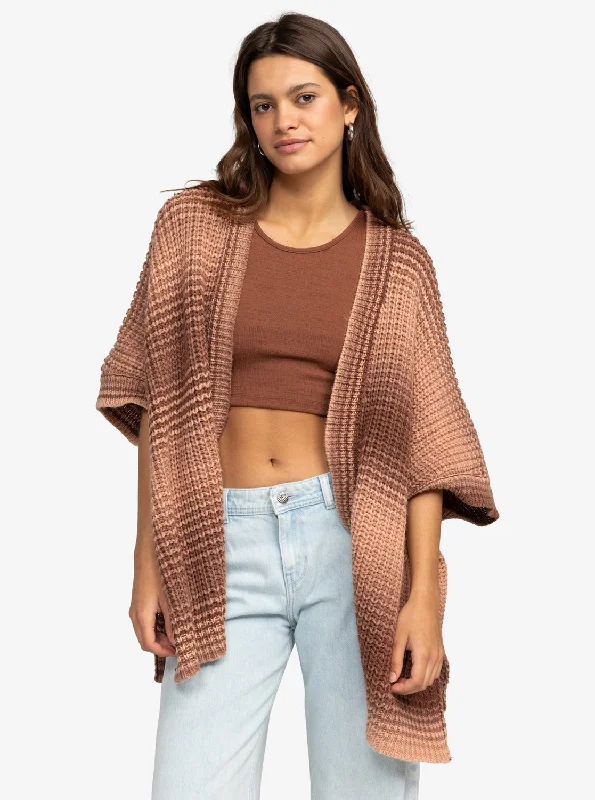 hand knitted women cardigan with artisanal charmhand knitted women cardigan with artisanal charmSummer Gipsy Cardigan - Cafe Creme