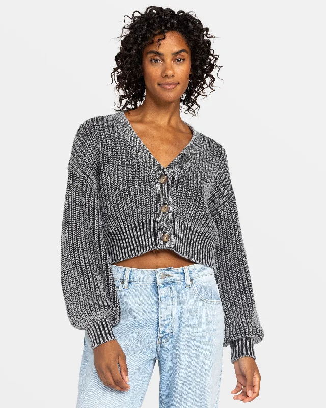 organic cotton women cardigan for an eco - friendly choiceorganic cotton women cardigan for an eco - friendly choiceSundaze Washed Cardigan - Phantom