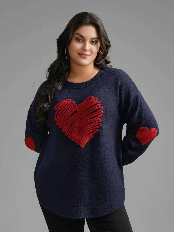 hand knitted women cardigan with artisanal charmhand knitted women cardigan with artisanal charmSupersoft Heart Pattern Cardigan