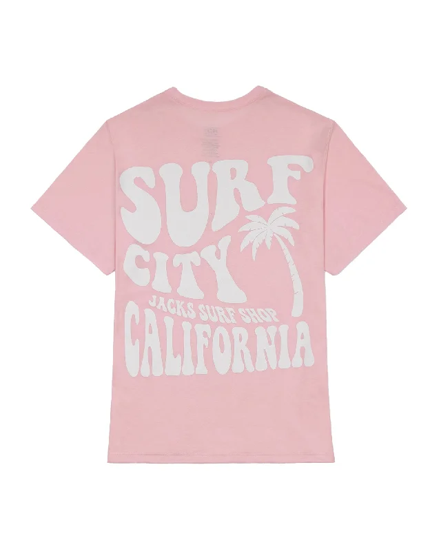 Striped Women T Shirt in a Classic PatternWomen's Sway Surf City S/S Tee