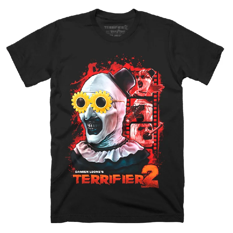 Striped Women T Shirt in a Classic PatternTerrifier 2 Class Clown T-Shirt