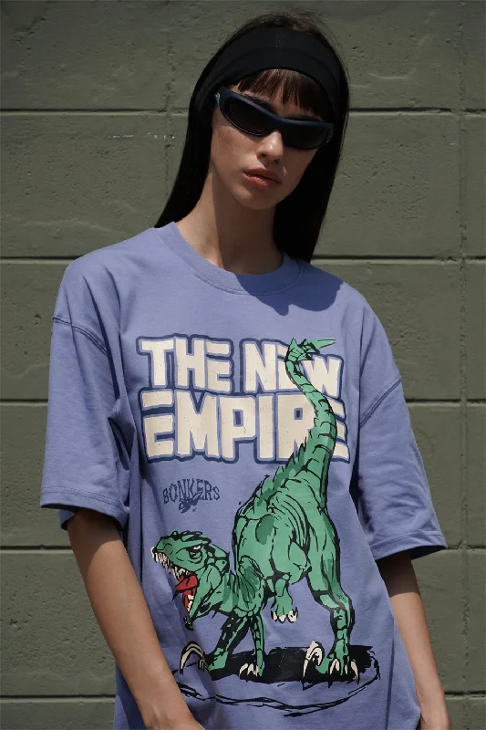 Crew Neck Women T Shirt with a Timeless DesignThe New Empire Oversized T-shirt