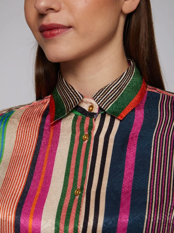 Vilagallo Jaquard Print Shirt