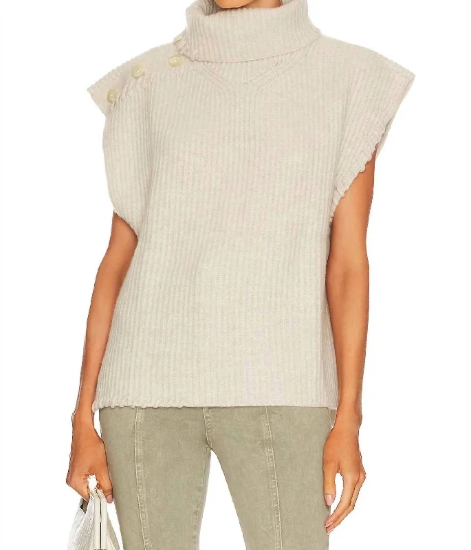 Longline Women's Mohair Sweater Dresses in a Loose FitWinona Cashmere Pullover In Sand