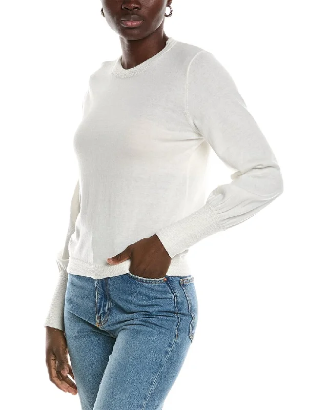Mock Neck Women's Alpaca Wool Sweaters in Earth TonesWISPR Zig-Zag Stitch Silk-Blend Sweater