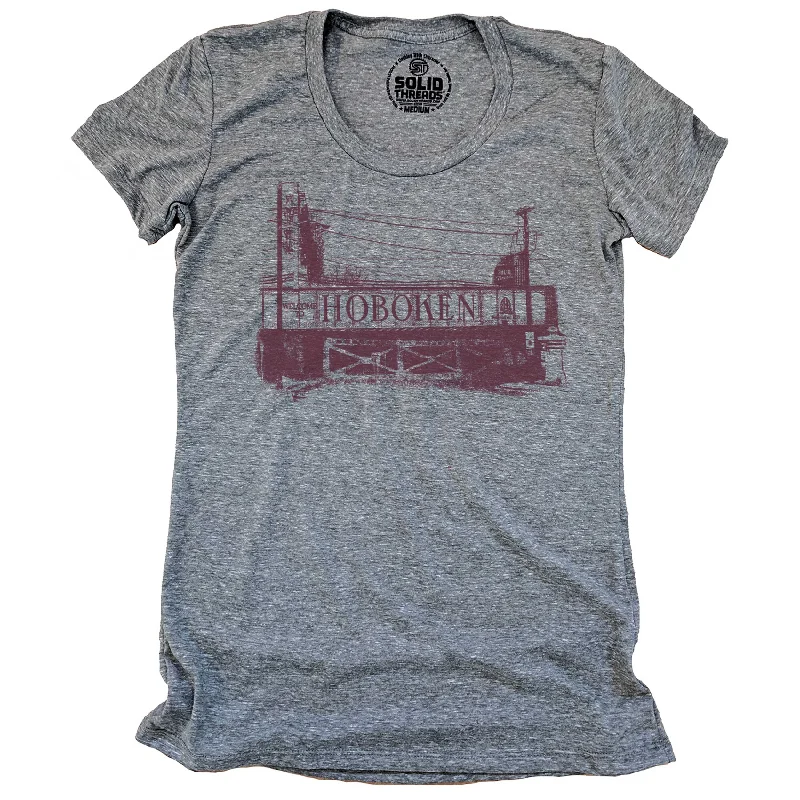 Sequined Women T Shirt for a Sparkly Night OutWomen's Hoboken Bridge T-Shirt