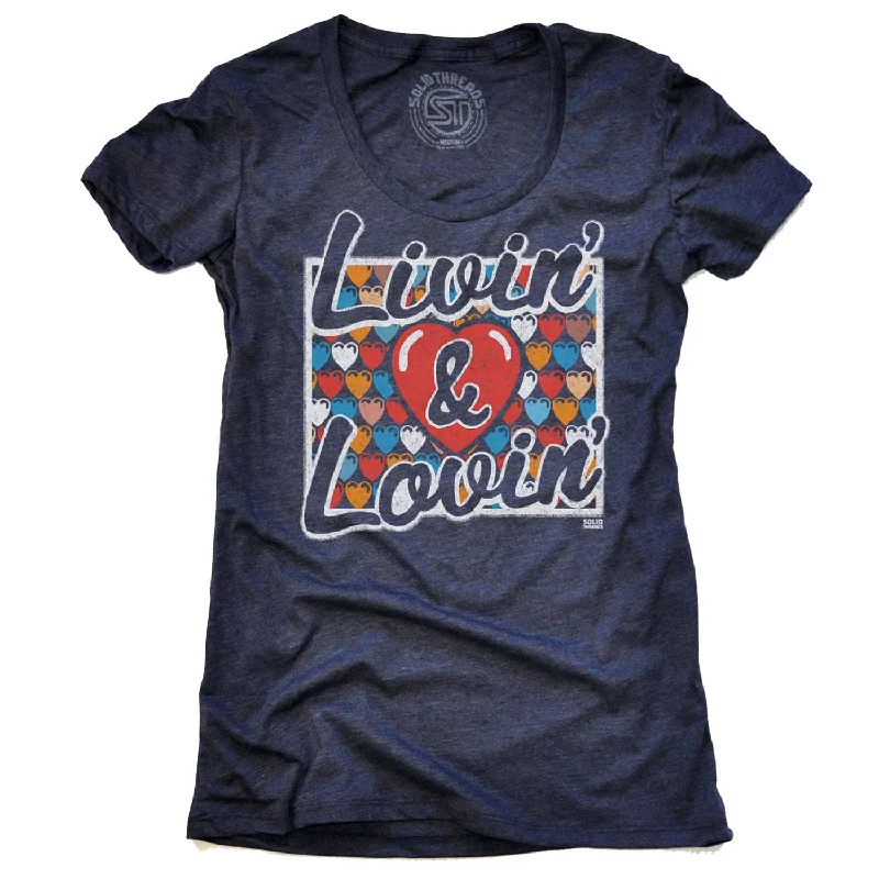 Puff Sleeve Women T Shirt for a Fashion - Forward LookWomen's Livin & Lovin T-shirt