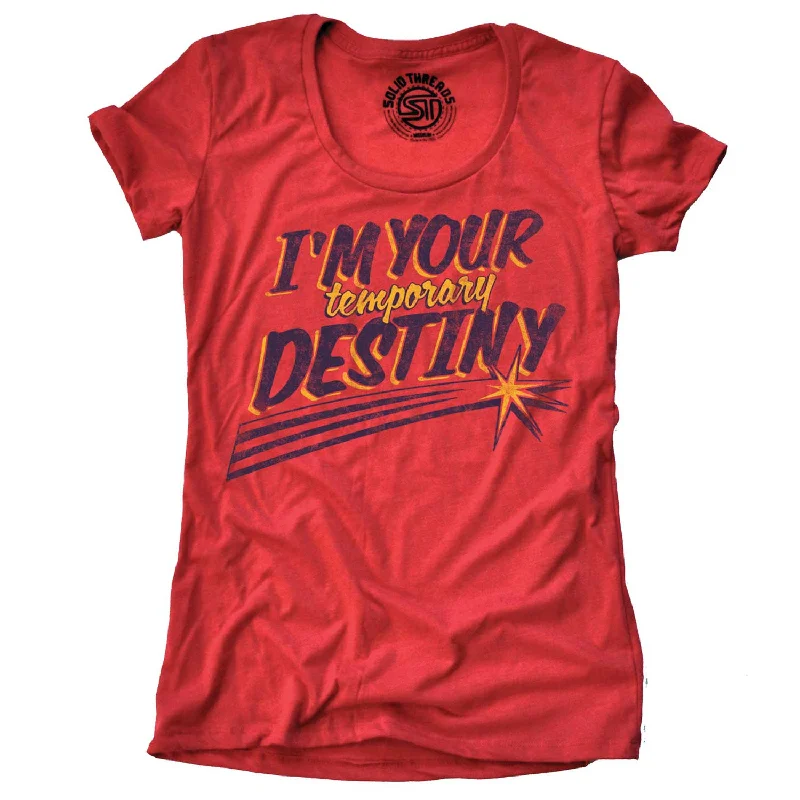 Striped Women T Shirt in a Classic PatternWomen's Temporary Destiny T-shirt