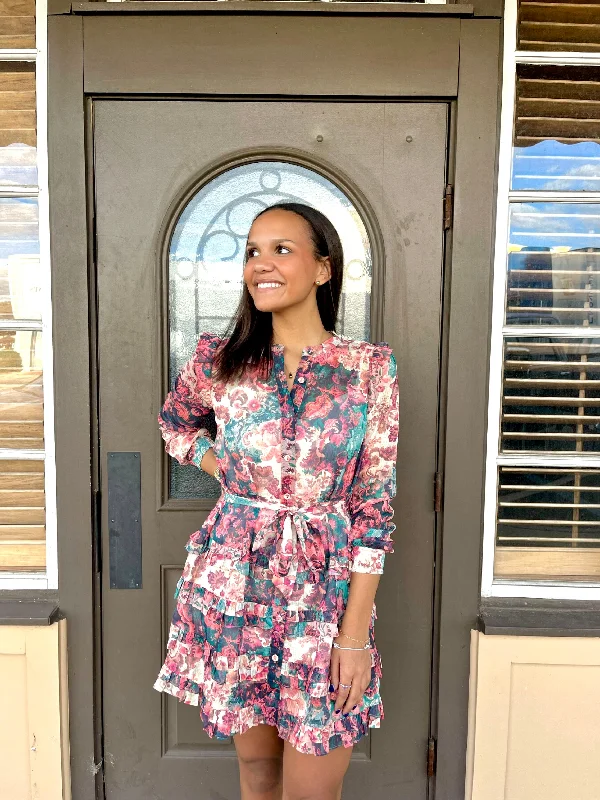 Shift Women Dress with a Simple and Classic Design for Everyday WearAnnie Ruffle Mini Dress