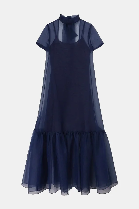 Sleeveless Women Dress in Bright Colors for Summer PartiesCalluna Dress in Navy