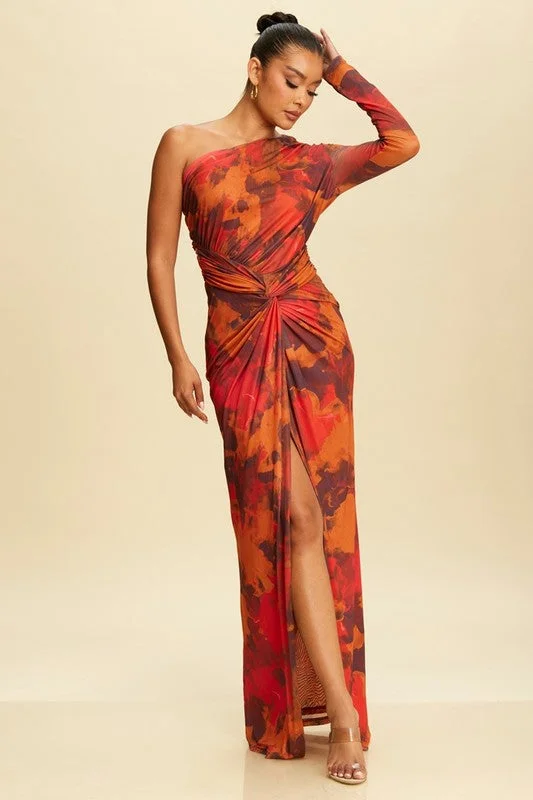 Little Black Women Dress with Sequins for a Glamorous Night OutChelsea Printed Maxi Dress