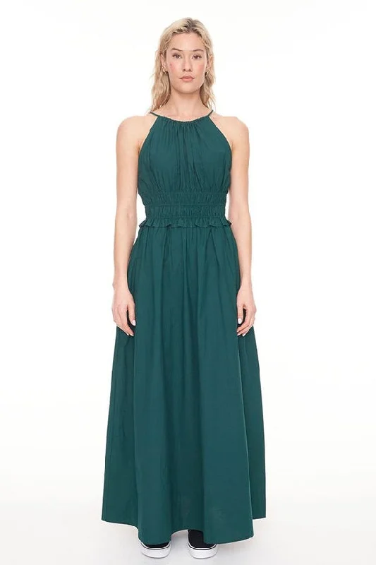 Plus Size Women Dress with a Flattering A - Line Cut for Comfort and StyleCruise Jewel Green Maxi Dress