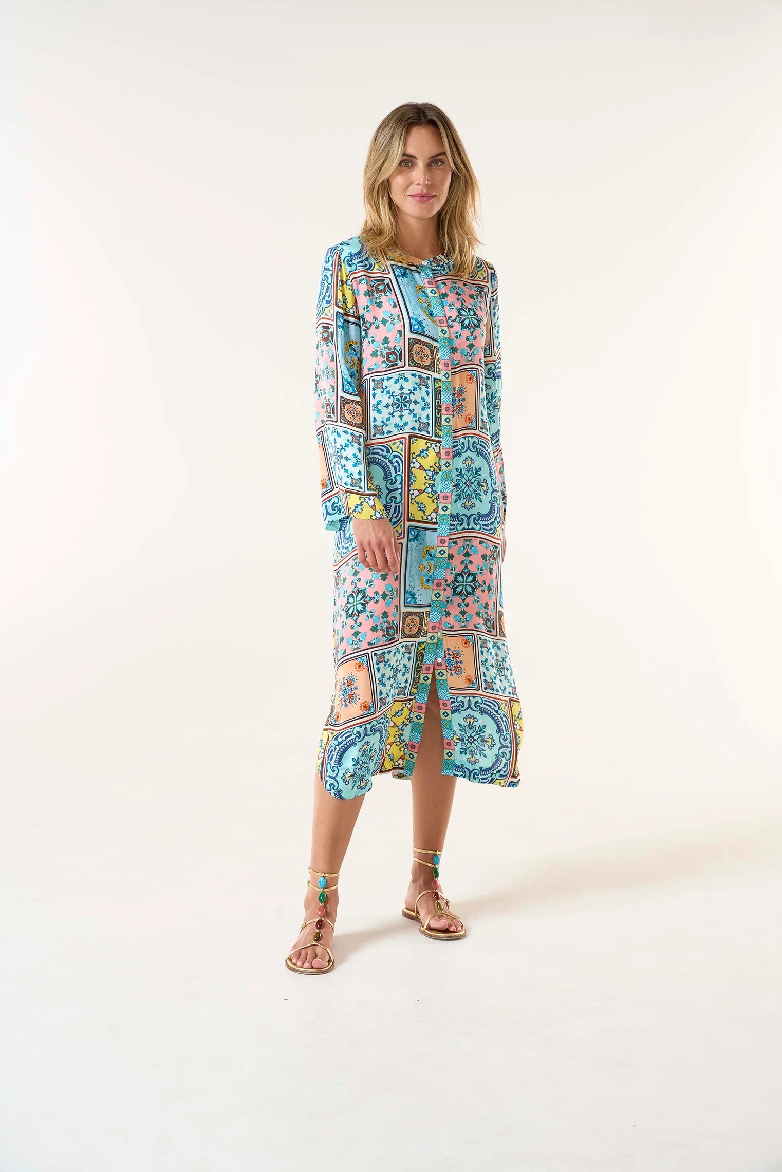 Lace - Embellished Women Dress for an Elegant and Sophisticated AppearanceSani Maxi Casablanca Multi