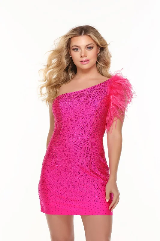 Wrap - Style Women Dress with Adjustable Fit for All Body Types Wrap - Style Women Dress with Adjustable Fit for All Body Types Alyce 4587